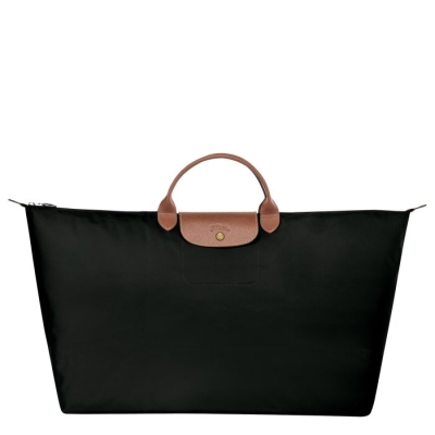 Women's Longchamp Le Pliage XL Travel Bags Black | UAE-4073HG